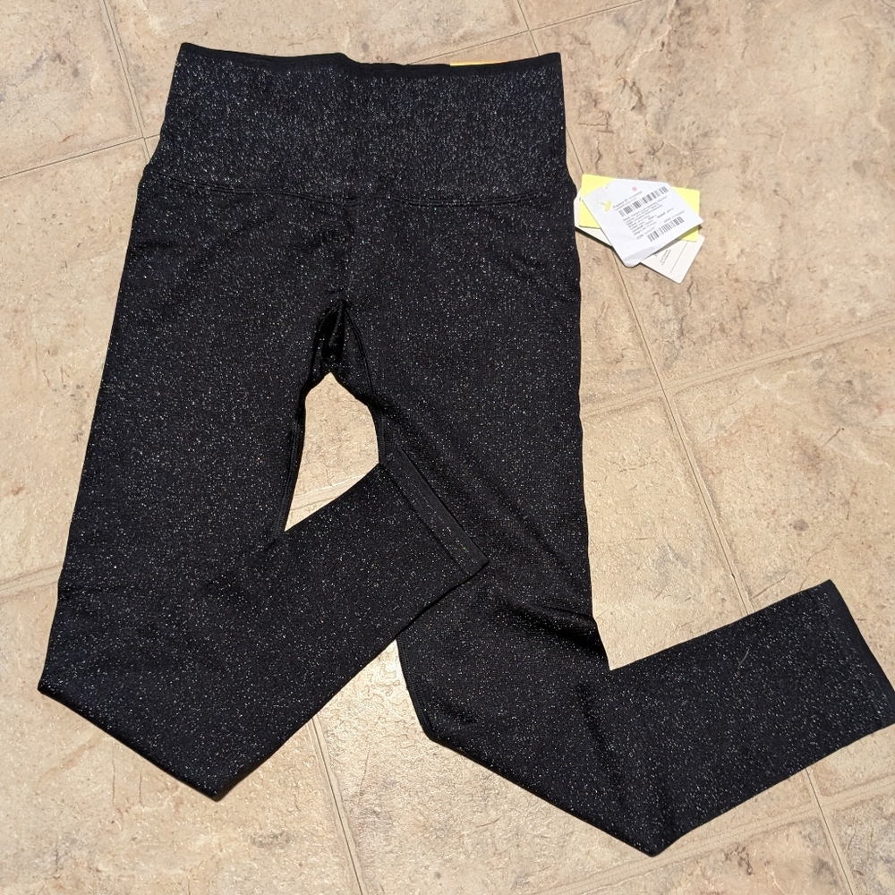 Black Sparkle Leggings
